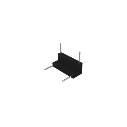 Rail Connector J-Vorm | Zwart - 5 stuks